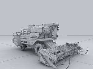 vehicle - harvester 01 3Dモデル