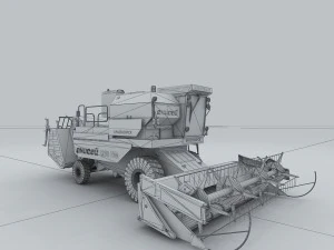 vehicle - harvester 01 3D Model