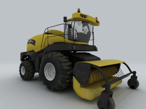 vehicle - harvester 03 3D 模型