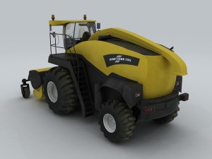 vehicle - harvester 03 3D Model