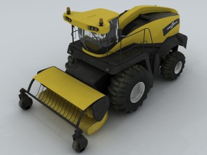 vehicle - harvester 03 3D Model
