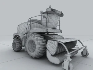 vehicle - harvester 03 3D Model