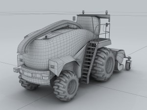 vehicle - harvester 03 3D Model