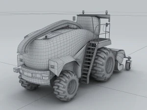 vehicle - harvester 03 3D Model