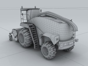 vehicle - harvester 03 3D Model