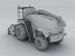 vehicle - harvester 03 3D Model