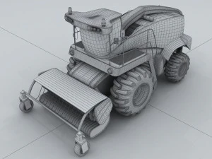vehicle - harvester 03 3D Model
