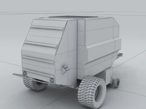 vehicle - harvester 04 3D Model