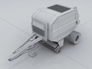 vehicle - harvester 04 3D Model