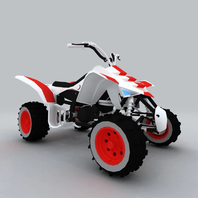 vehicle - motocross 23 3D Model .c4d .max .obj .3ds .fbx .stl .blend
