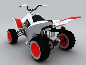 vehicle - motocross 23 3D Model