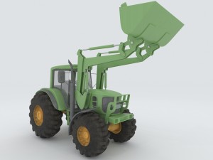 vehicle - mounted grader 02 3D Модель
