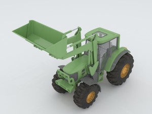 vehicle - mounted grader 02 3Dモデル