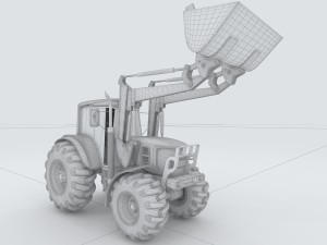 vehicle - mounted grader 02 3Dモデル