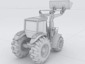 vehicle - mounted grader 02 3Dモデル