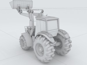 vehicle - mounted grader 02 3Dモデル