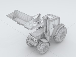 vehicle - mounted grader 02 3Dモデル