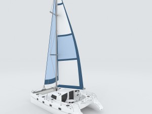 vehicle - sailing 3D Модель