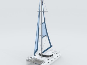 vehicle - sailing 3D Модель