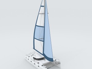 vehicle - sailing 3D Модель