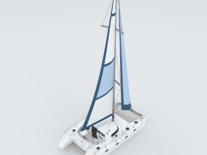 vehicle - sailing 3D Модель