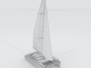 vehicle - sailing 3D Модель
