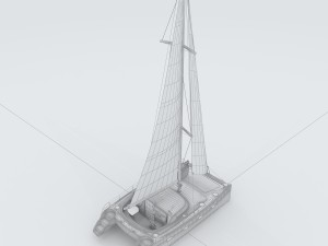vehicle - sailing 3D Модель