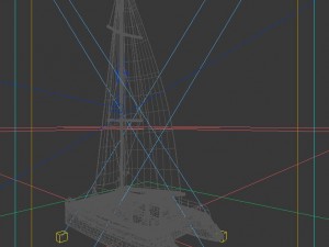 vehicle - sailing 3D Модель