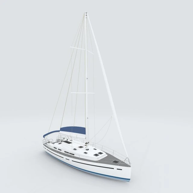 vehicle - sailing 02 3D Model .c4d .max .obj .3ds .fbx .stl .blend 