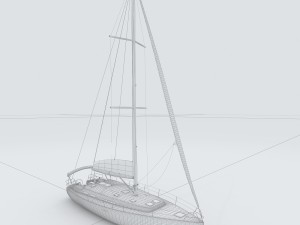 vehicle - sailing 02 3D Model