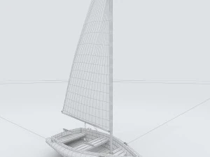 vehicle - sailing 03 3D Model