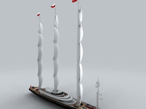 vehicle - sailing 08 3D Model