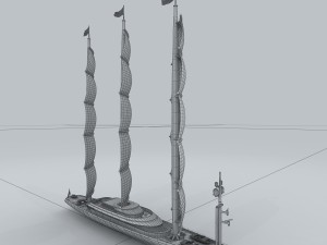 vehicle - sailing 08 3D Model