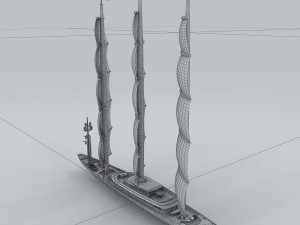 vehicle - sailing 08 3D Model