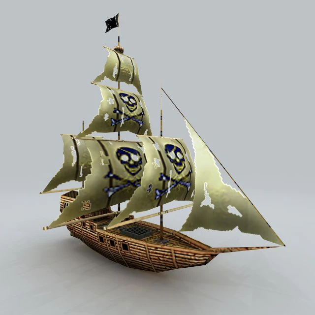 vehicle - sailing 09 3D Model .c4d .max .obj .3ds .fbx .stl .blend