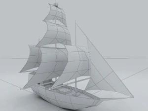 vehicle - sailing 09 3D Model