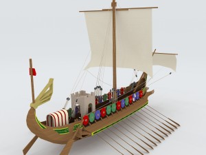 vehicle - sailing 10 3D Model