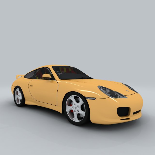 vehicle - supercar car 01 Modello 3D .c4d .max .obj .3ds .fbx .stl .blend 