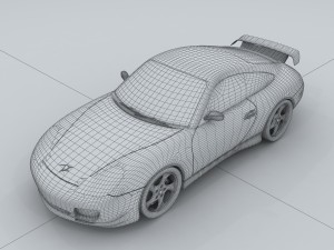 vehicle - supercar car 01 Modello 3D