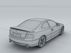 vehicle - supercar car 02 3D 모델