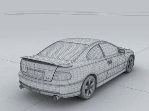 vehicle - supercar car 02 3D Model