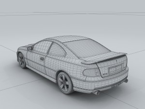 vehicle - supercar car 02 3D 모델