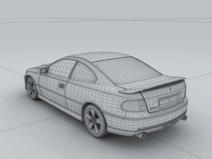 vehicle - supercar car 02 3D Model