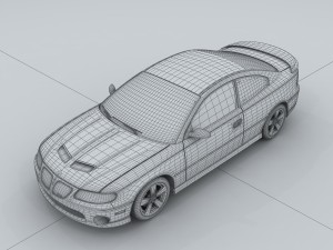 vehicle - supercar car 02 3D 모델