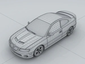 vehicle - supercar car 02 3D Model