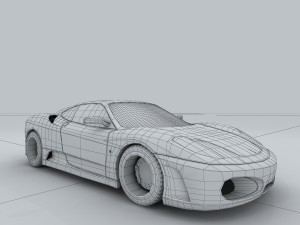 vehicle - supercar car 04 3D-Modell