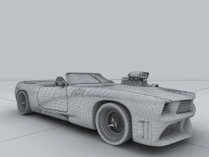 vehicle - supercar car 05 3D Model