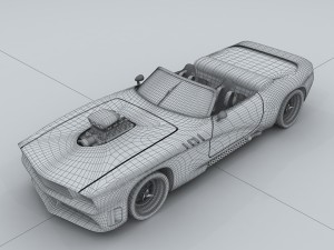 vehicle - supercar car 05 3D Model