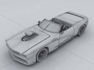 vehicle - supercar car 05 3D Model