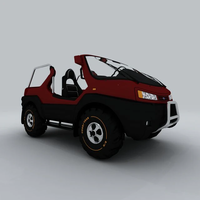 vehicle - supercar car 06 3D Model .c4d .max .obj .3ds .fbx .stl .blend